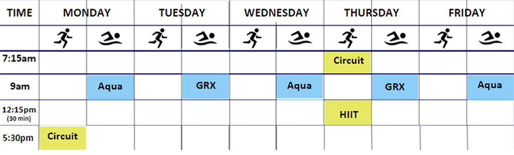 Group Classes Schedule