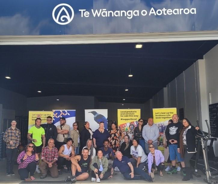 Attendees from the 10-day Rebel Business School Aotearoa course.