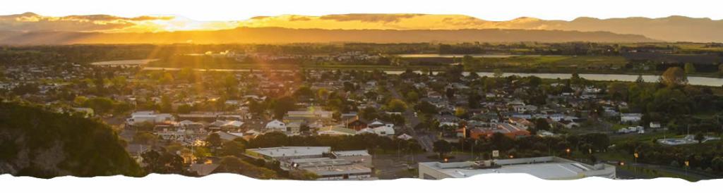 Whakatane at sunset