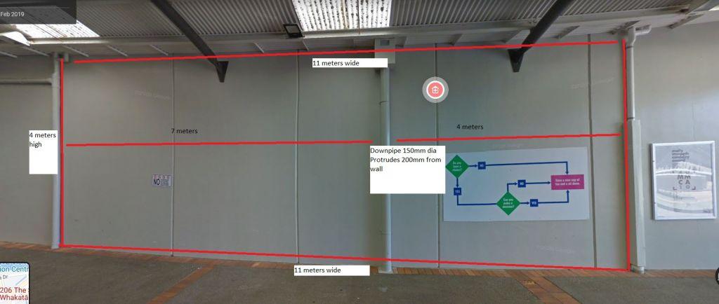 Mural Site and Measurements