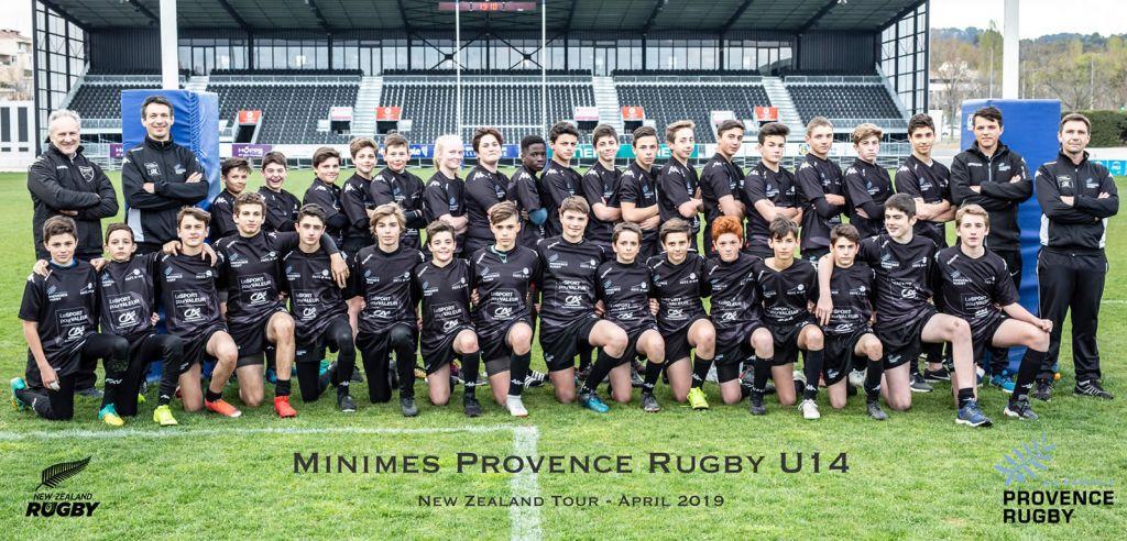 Minimes Provence Rugby U14 team