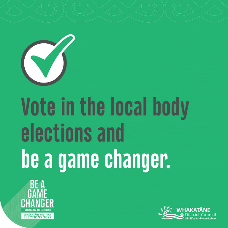 Vote in the local body elections and be a game changer