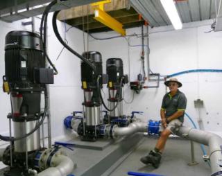 Neil at the Braemar Pump Station