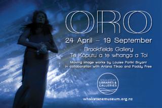 Oro exhibition poster