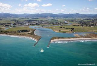 Opotiki Harbour Concept Image - via https://www.odc.govt.nz