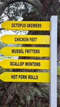 Local Wild Food Sign