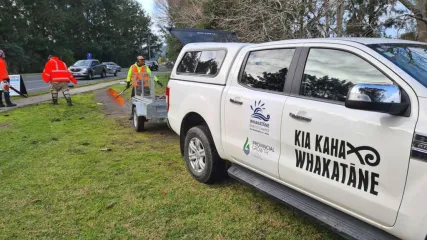 Kia Kaha Whakatāne project workers