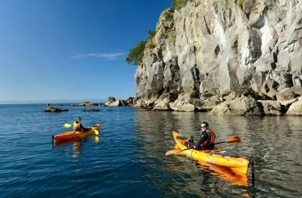 Kayaking at Moutohora