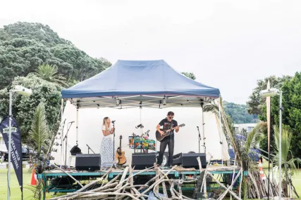 Band performing at the 2017 Local Wild Food Challenge