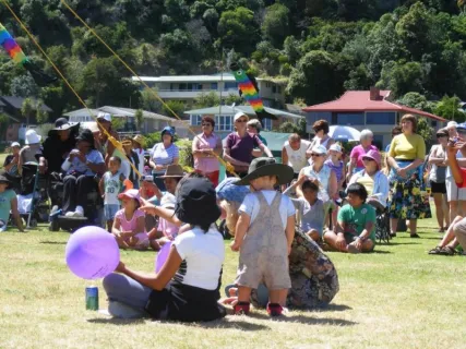 People enjoying event at Parks Week