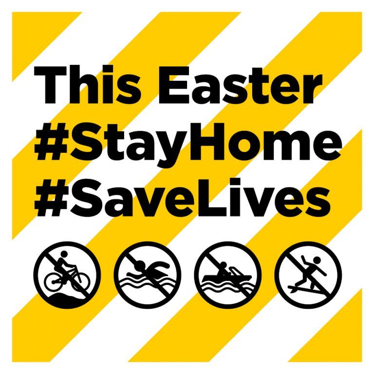 This Easter - Stay home and save lives COVID-19 Message