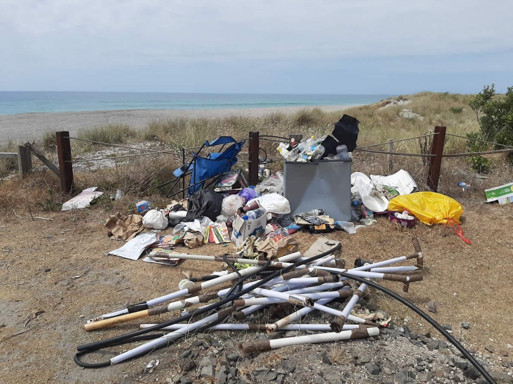 Rubbish Dumped at near beach