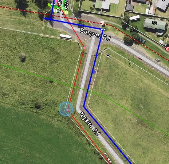 This image shows location of wastewater over flow in Orini Canal. 