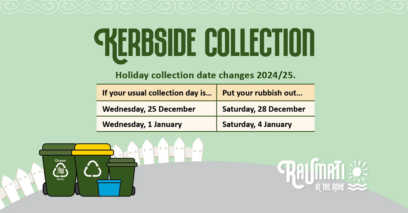 Kerbside collection holiday dates