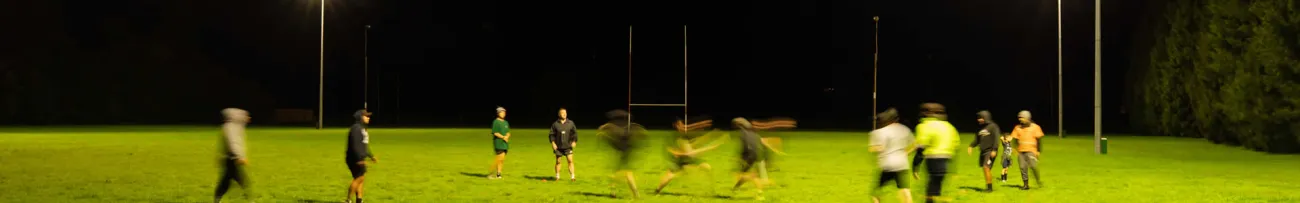 Sports field at night header