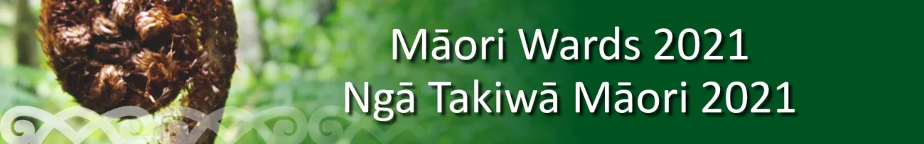 Māori Wards 2021 Banner