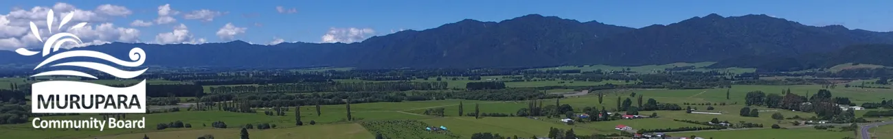 Aerial view of hills by Murupara community