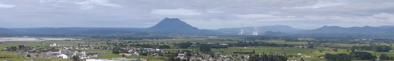 Aerial view of the Rangitāiki plains