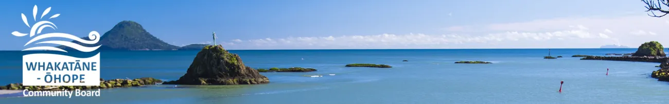 Whakatāne Heads and community board logo - header image