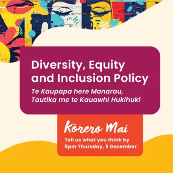 Diversity, Equity and Inclusion Policy consultation